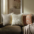 Ikat Collection Sage Green Hand Embroidered Cushion - daals