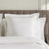 Belvedere Champagne Gold Cord Embroidered 300 Thread Count Cotton Percale Continental Square Pillowcases - Pair
