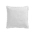 Castillo White Lace Quilted 300 Thread Count Cotton Percale Continental Square Pillowcases - Pair - daals