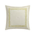 Jasmina Cream Floral Embroidered Quilted Linen Blend Continental Square Pillowcases - Pair - daals