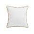 Lucinda Natural Wave 300 Thread Count Cotton Percale Continental Square Pillowcases - Pair - daals