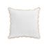 Lucinda Peach Melba Wave 300 Thread Count Cotton Percale Continental Square Pillowcases - Pair - daals