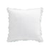 Margot Pistachio Green Embroidered Scallop 300 Thread Count Cotton Percale Continental Square Pillowcases - Pair - daals