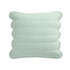 Matilda Seafoam Green Scallop Quilted Linen Blend Continental Square Pillowcases - Pair - daals