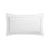 Adeline Moonshine Grey Floral Embroidered 600 Thread Count Cotton Sateen King Size Oxford Pillowcases - Pair - daals