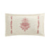 Isadora Garnet Red Damask Embroidered Linen Blend King Size Oxford Pillowcases - Pair - daals