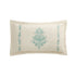 Isadora Teal Damask Embroidered Linen Blend King Size Oxford Pillowcases - Pair - daals