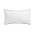 Lucinda Peach Melba Wave 300 Thread Count Cotton Percale King Size Pillowcases - Pair - daals