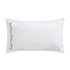 Meadow White Floral Embroidered 300 Thread Count Cotton Percale King Size Oxford Pillowcases - Pair - daals