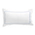 Milano Air Force Blue Knot Embroidered 600 Thread Count Cotton Sateen King Size Oxford Pillowcases - Pair - daals