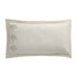Meadow Cream Sprig Embroidered Linen Blend King Size Oxford Pillowcases - Pair - daals