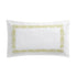 Jasmina White Floral Embroidered 300 Thread Count Cotton Percale King Size Oxford Pillowcases - Pair - daals