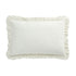 Matilda Cream Ruffle Linen Blend Pillowcases - Pair - daals