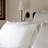 Castillo White Lace 300 Thread Count Cotton Percale Regular Pillowcases - Pair - daals