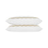 Lucinda Natural Wave 300 Thread Count Cotton Percale Regular Pillowcases - Pair - daals