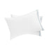 Milano Air Force Blue Knot Embroidered 600 Thread Count Cotton Sateen Regular Pillowcases - Pair - daals