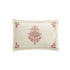 Isadora Garnet Red Damask Embroidered Linen Blend Regular Pillowcases - Pair - daals