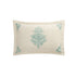 Isadora Teal Damask Embroidered Linen Blend Regular Pillowcases - Pair - daals