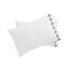 Kingsbury Navy & Powder Blue Heritage Embroidered 600 Thread Count Cotton Sateen Regular Pillowcases - Pair - daals