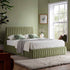 Helia Pleated Ottoman Storage Bed, Lichen Velvet - daals