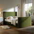 Wilton Moss Green Velvet Ottoman TV Bed - daals