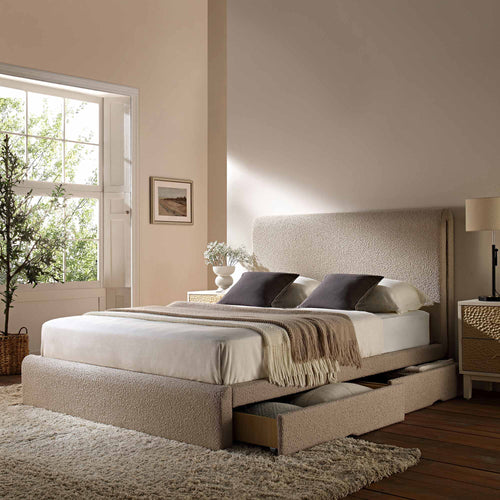 Hampstead Curved Boucle Beds