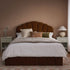Hana Ottoman Storage Bed, Cinnamon Velvet - daals