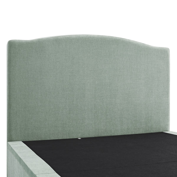 Chilworth Upholstered Ottoman Storage Bed, Water Green Chenille - daals