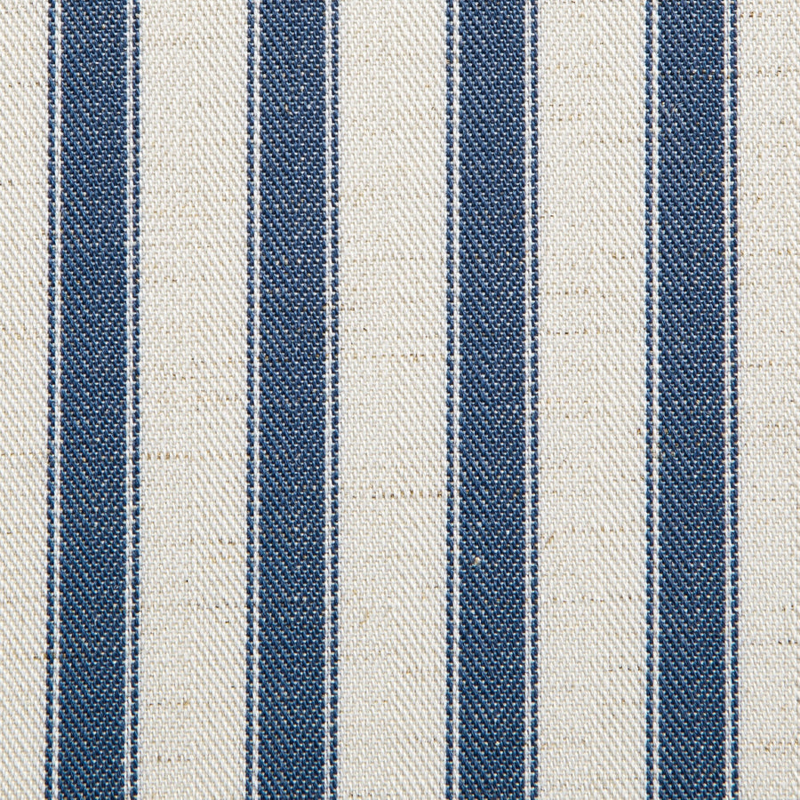 Chilworth Upholstered Ottoman Storage Bed, Blue Stripe Linen Blend
