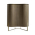 Gramercy Curved-Front Highboard, Smoked Grey Oak - daals