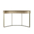 Gramercy Curved-Front 2-Drawer Console Table, Beige Oak