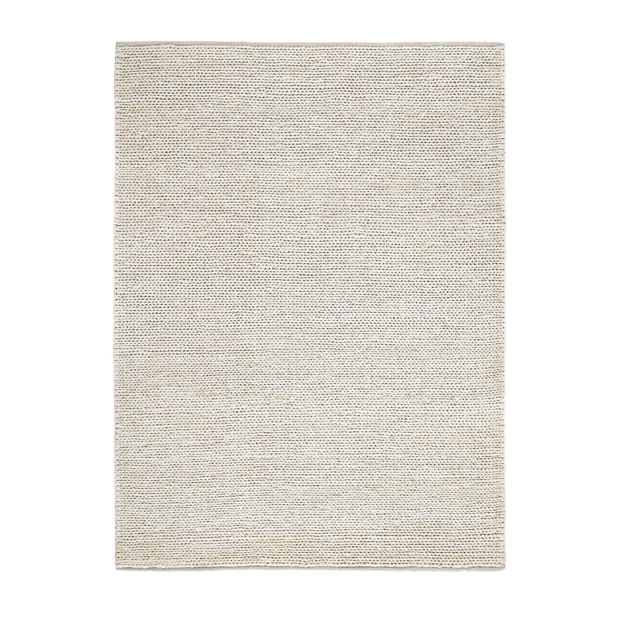 Aurora Hand Braided Cream Jute Rug | daals