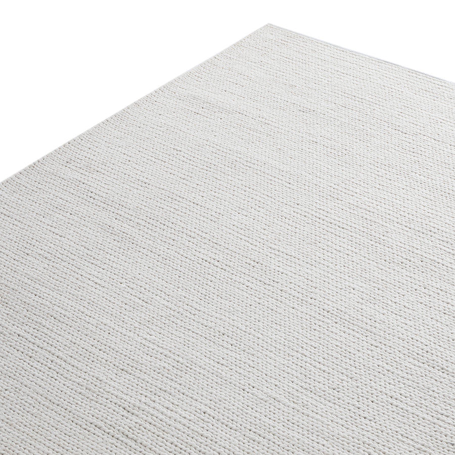Aurora Cream Outdoor Hand Braided PET Rug