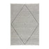 Avanti Handwoven Salt and Pepper Diamond Bobble Wool Rug - daals