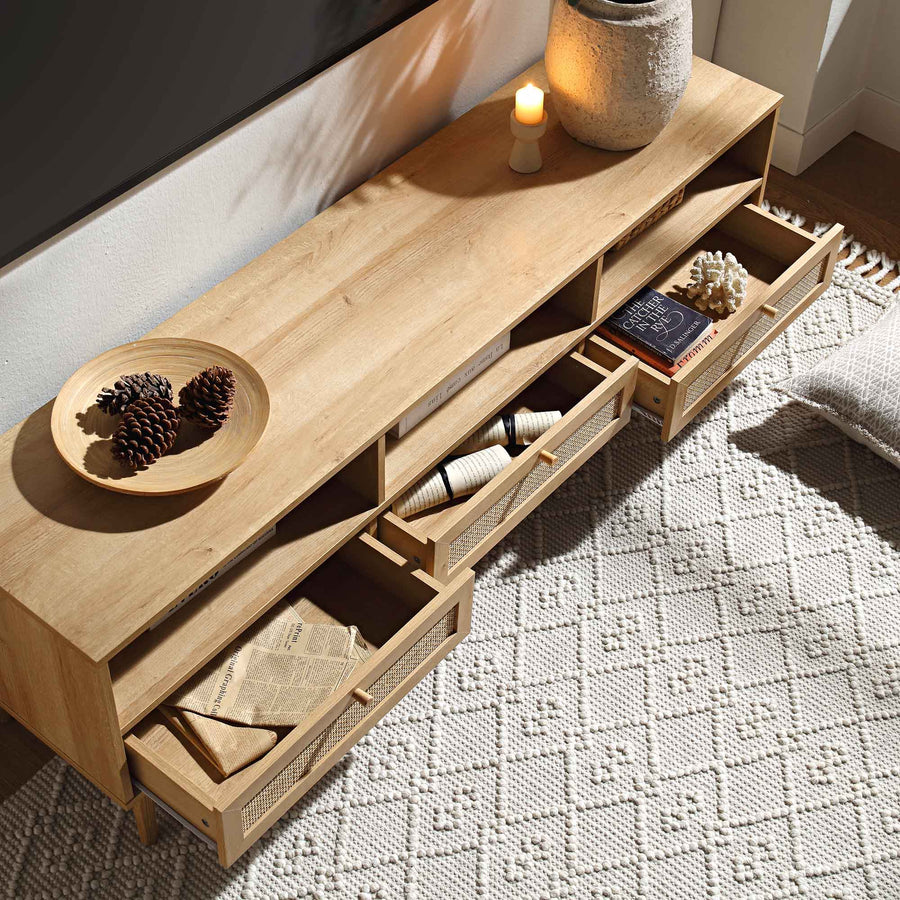 Avanti Handwoven Cream Bobble Wool Rug