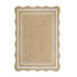 Evie Hand Braided Jute Scallop Rectangular Rug - daals