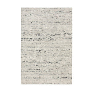 Indra Light Grey Handwoven Wool Rug