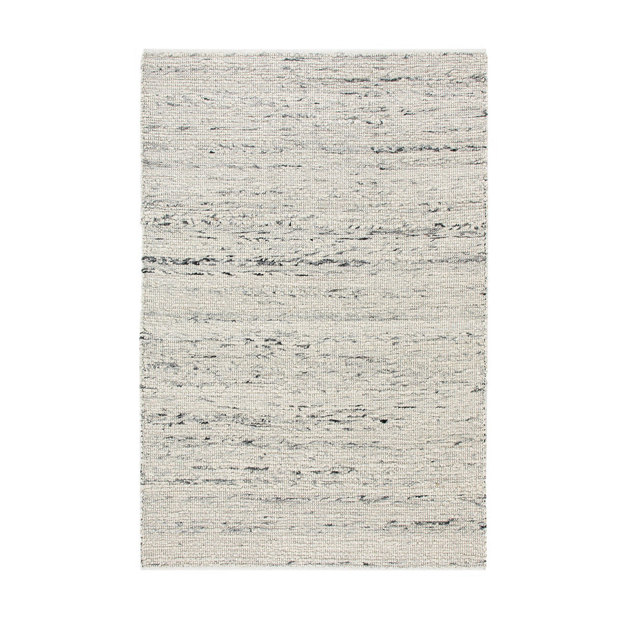 Indra Light Grey Handwoven Wool Rug
