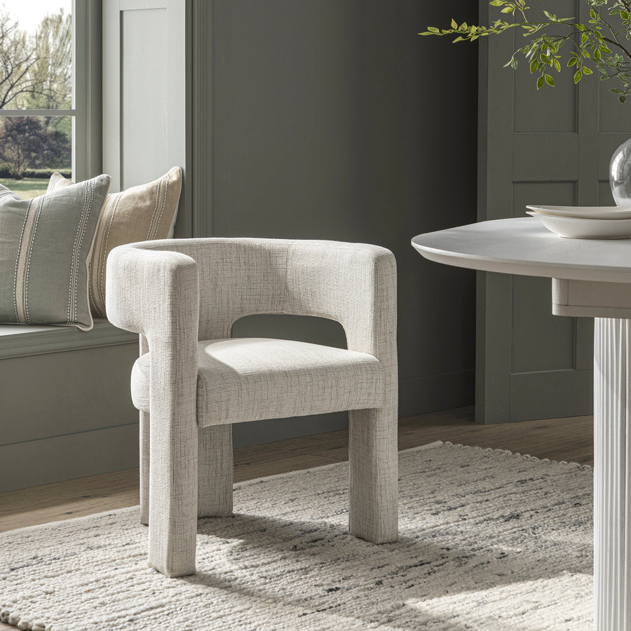 Indra Light Grey Handwoven Wool Rug