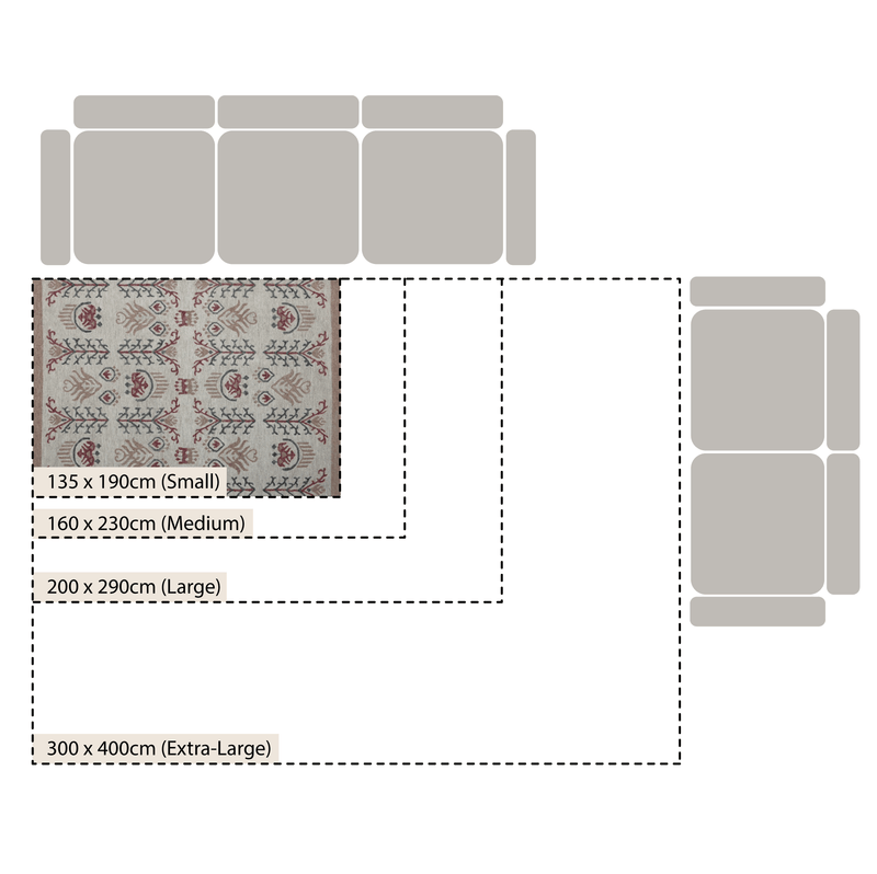 Kadiri Ikat Hand Tufted Wool Rug - daals