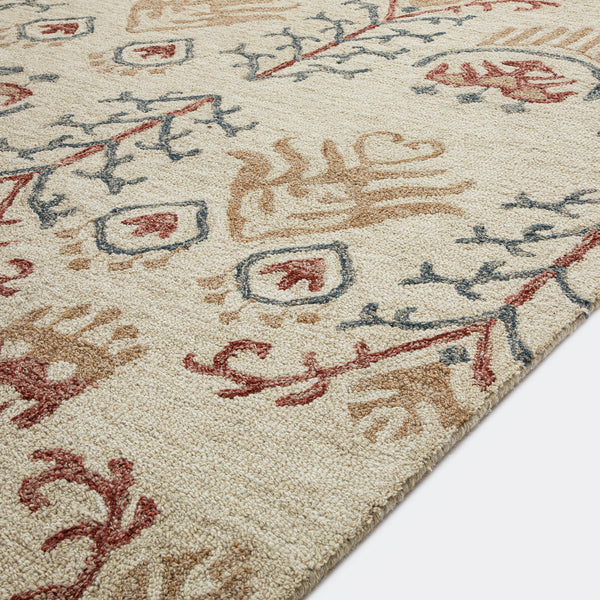 Kadiri Ikat Hand Tufted Wool Rug