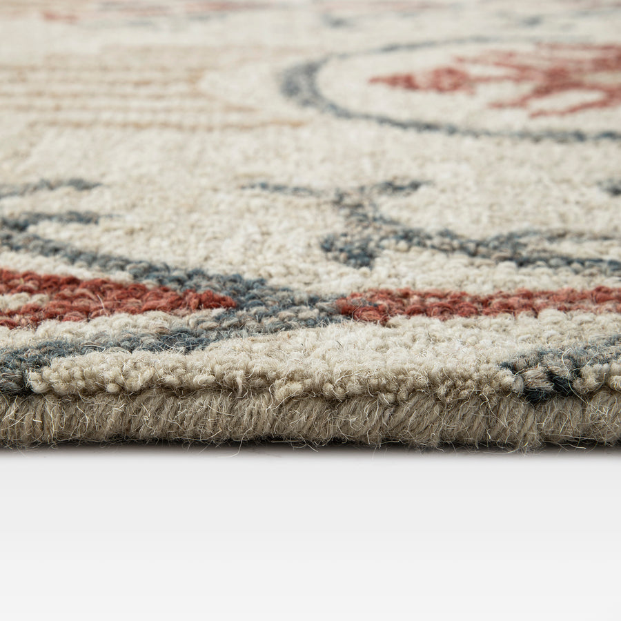 Kadiri Ikat Hand Tufted Wool Rug