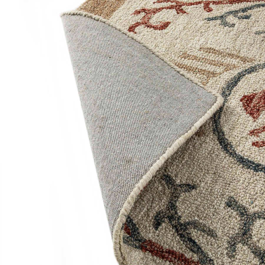 Kadiri Ikat Hand Tufted Wool Rug