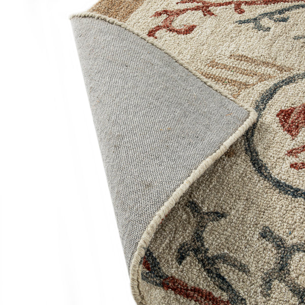 Kadiri Ikat Hand Tufted Wool Rug