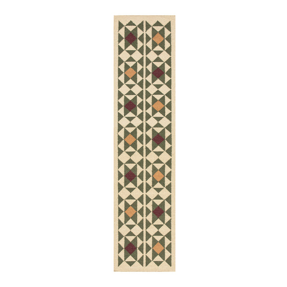Kamala Geometric Handwoven Wool Runner