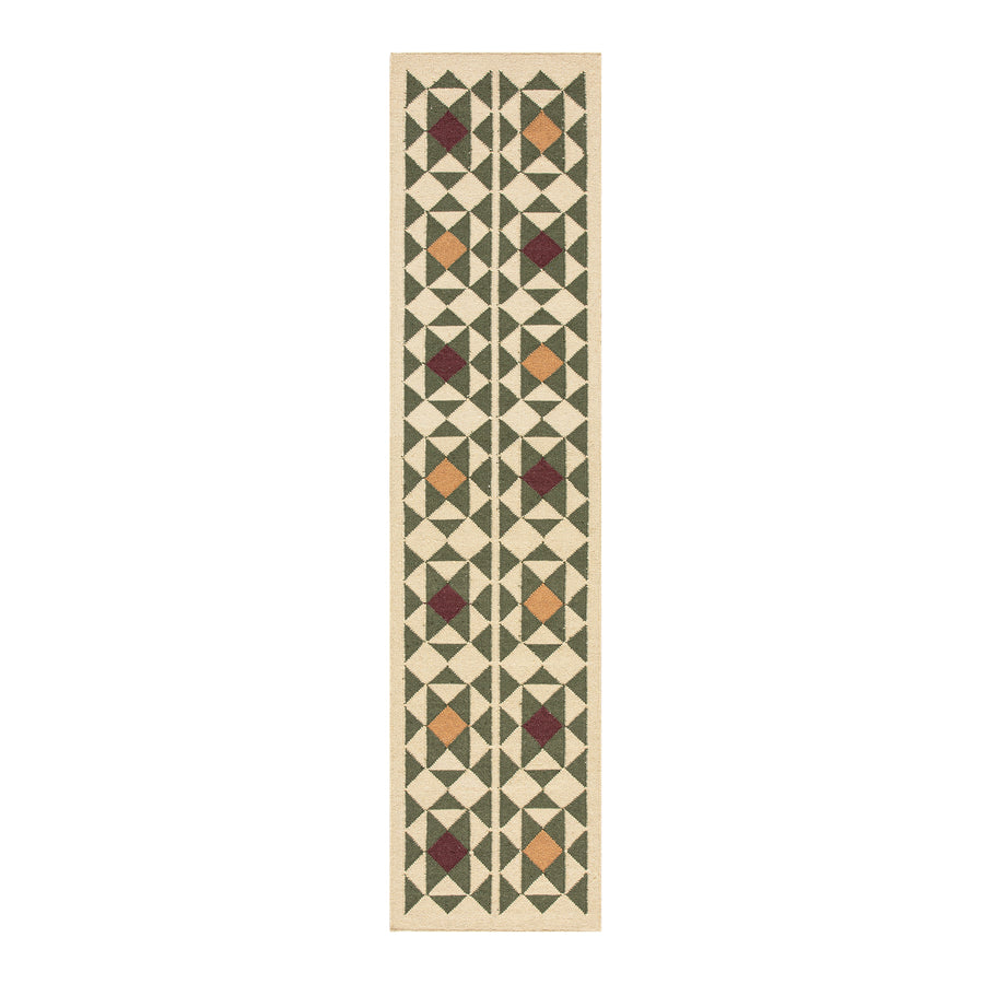 Kamala Geometric Handwoven Wool Runner