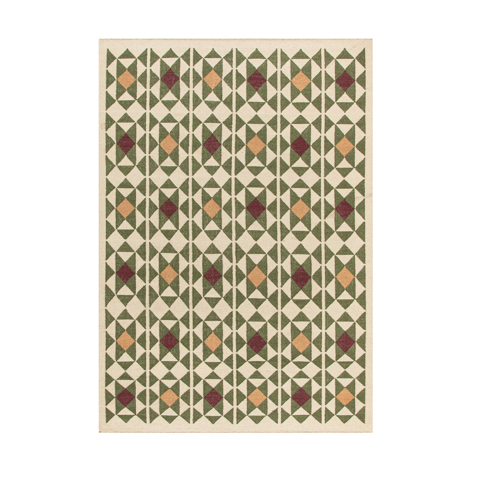 Daals Design Rugs Kamala Geometric Handwoven Wool Rug | daals