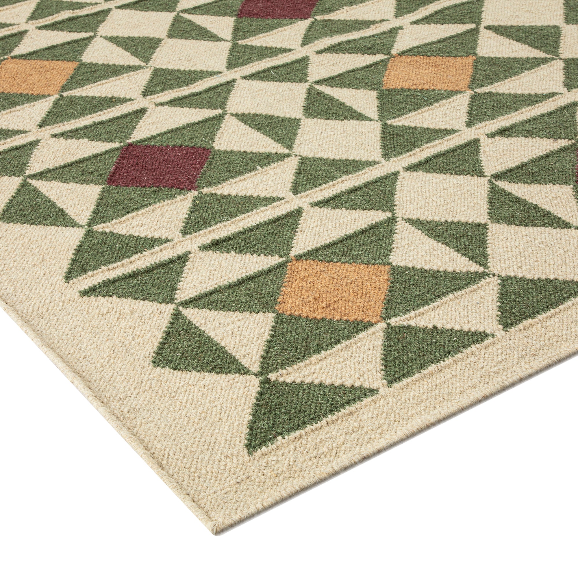 Daals Design Rugs Kamala Geometric Handwoven Wool Rug | daals