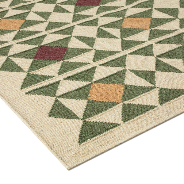 Kamala Geometric Handwoven Wool Rug