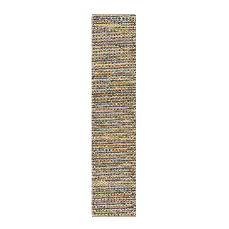 Kansas Bobble Grey Hemp & Cotton Handwoven Runner